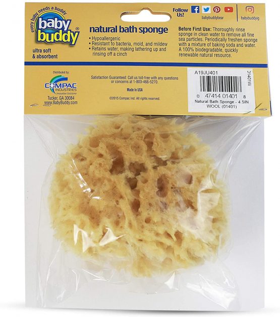 Baby Buddy Natural Bath Sponge - Image 2