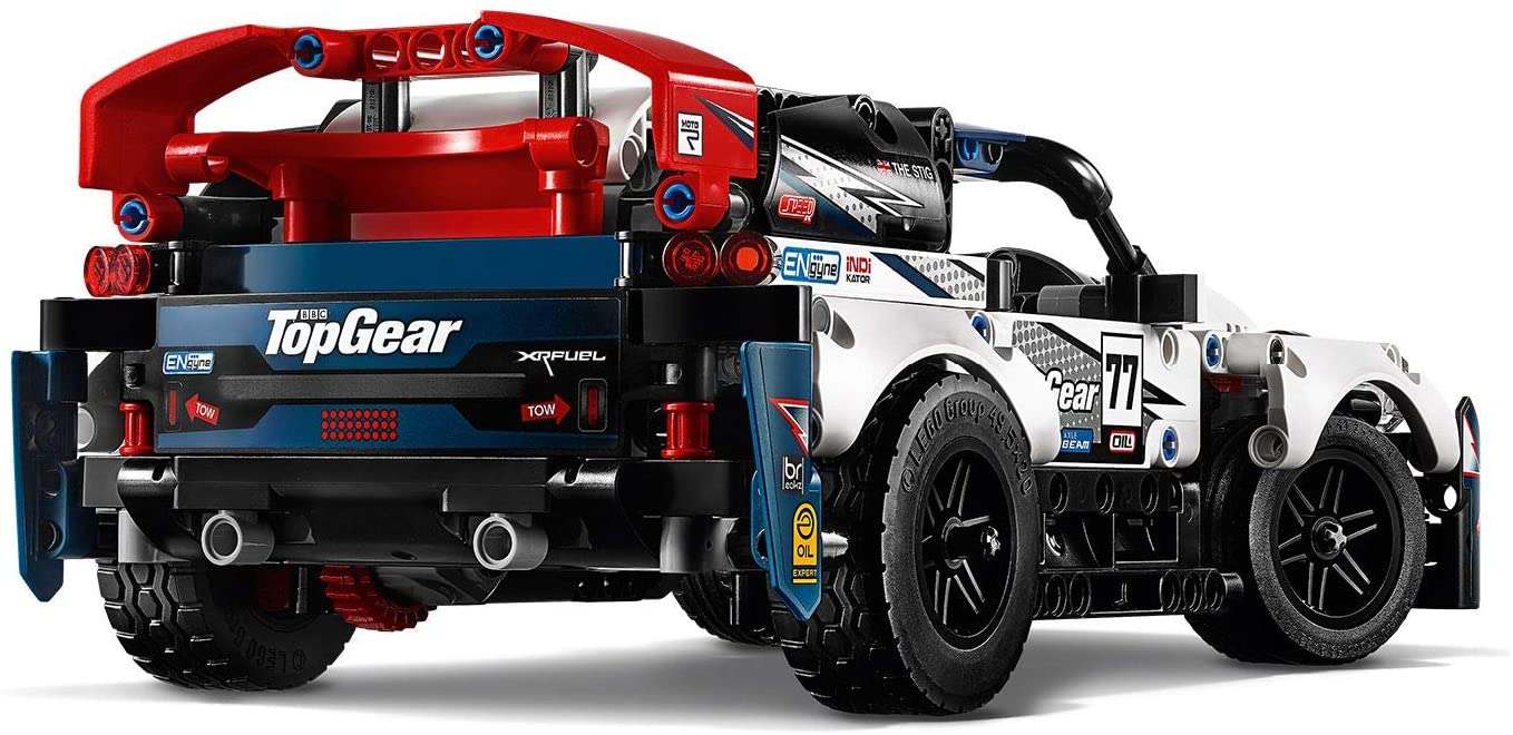 LEGO 42109 Technic CONTROL+ App-Controlled Top Gear Rally Car Model Building Set, RC Racing Car Toy, Multicolored, Unique waist - Image 4