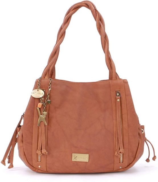 Catwalk Collection Handbags - Women's Leather Tote/Shoulder Bag - CAZ