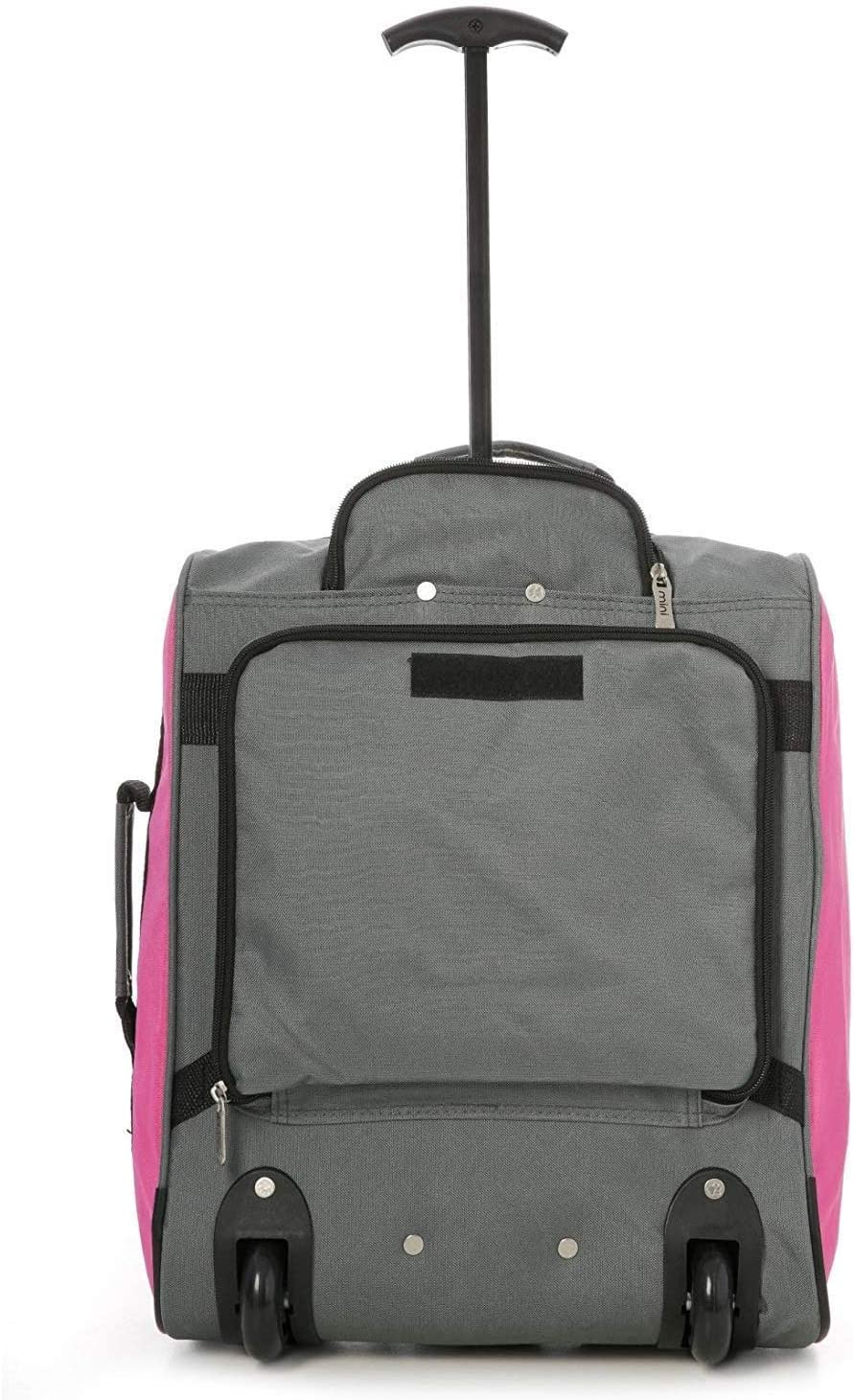 MiniMAX Kids Childrens Carry On Hand Cabin Luggage Trolley Backpack Bag Suitcase with Pouch for Your Favourite Doll/Action Figure/Teddy Bear - Image 4