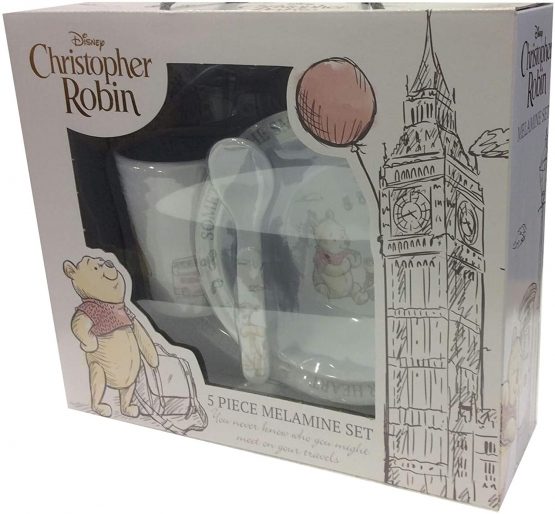 Disney Christopher Robin 5 Piece Melamine Crockery Set Di519 - Image 4