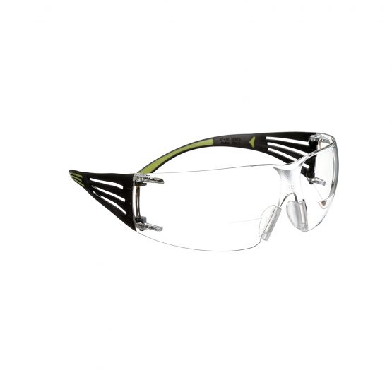 3M SecureFit Reader Safety Glasses, Anti-Scratch / Anti-Fog, clear +2.0 Lens, SF420AS/AF-EU - Image 2