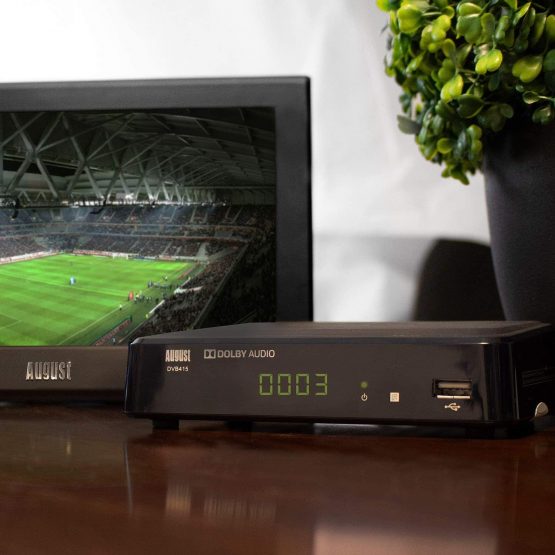 Freeview Set Top Box Recorder - August DVB415 - 1080P Freeview HD Recorder HDMI and Scart Set-Top Box Receiver Digital TV Receiver with Multimedia Player PVR for Recording - Image 3