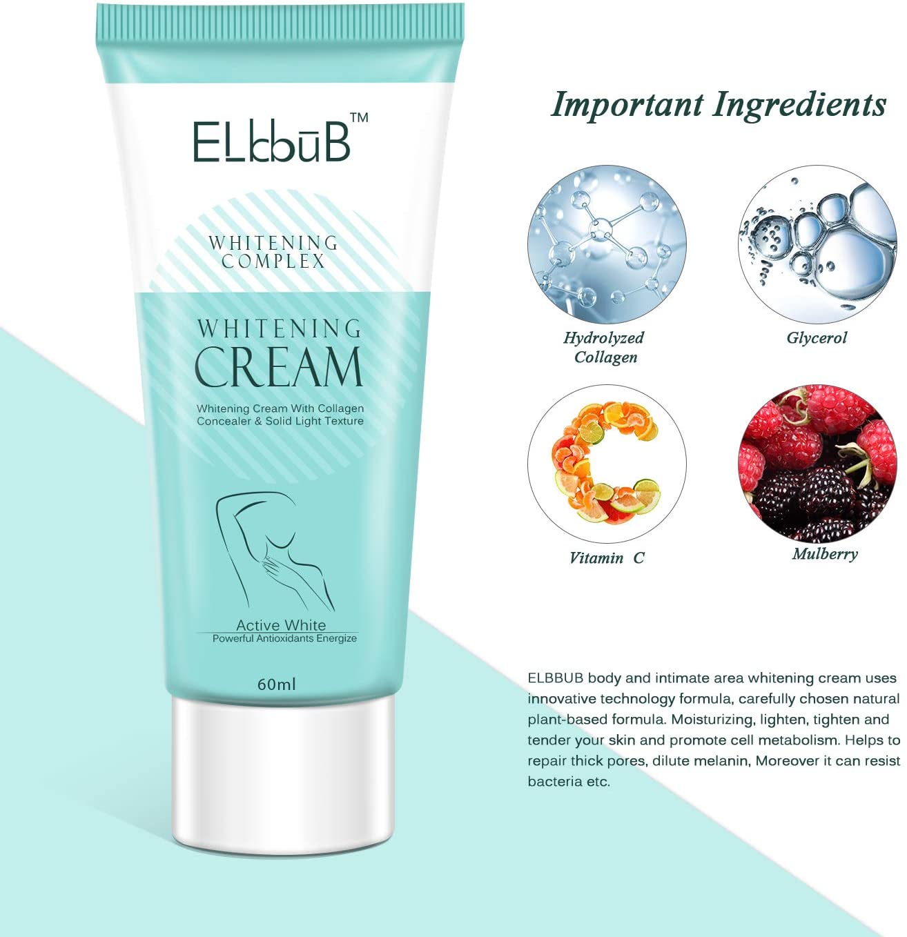 Intimate Skin Lightening Cream For Body Bikini And Sensitive Areas Skin Whitening Cream 1065