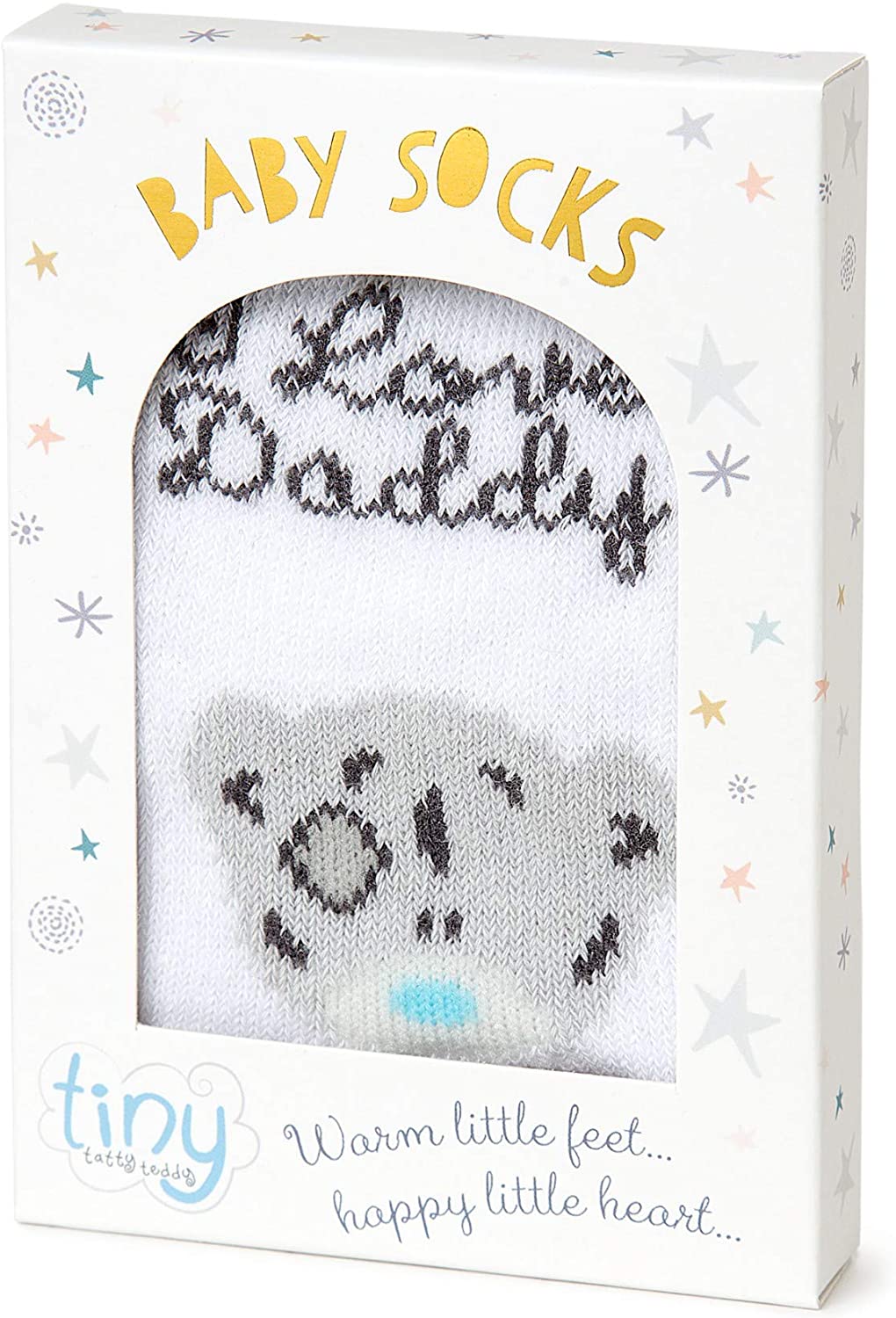 Me to You Tiny Tatty Teddy I Love Daddy Newborn Baby Socks Gift Boxed, 0 Months
