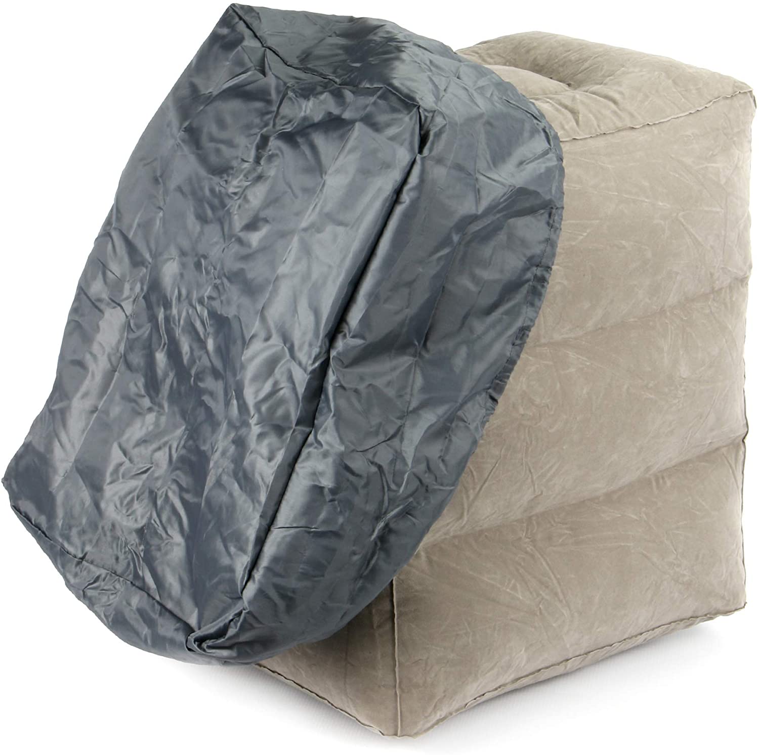 Inflatable Foot Rest Pillow Multi Purpose Travel Accessory for