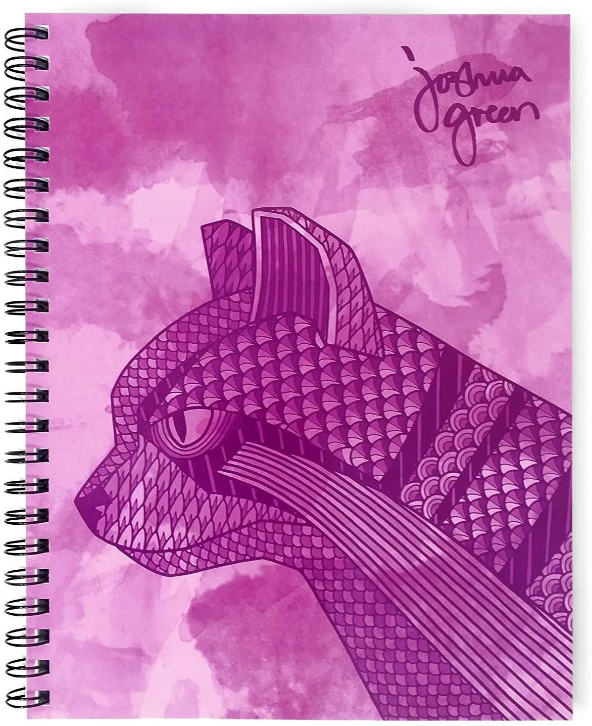 Monster Stationery - A4 Lined Notebook - 160 Perforated 80gsm Pages - Made in UK - Joshua Green Design - Wild Cat