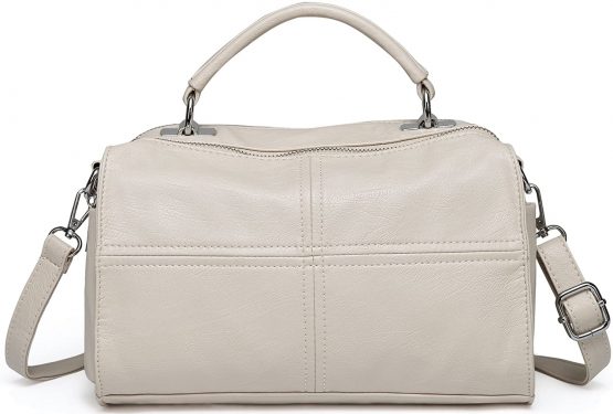 Cross Body Bag for Women,VASCHY Vegan Leather Purse Top Handle Satchel Ladies Small Handbag Fashion Shoulder Bag