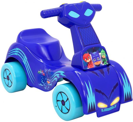 PJ MASKS 55607-4L Pyjamahelden Rutscherfahrzeug Catboy Ride on, Blue - Image 3