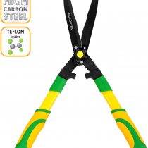 GRÜNTEK Hedge Shears TEFLON PIKE (Hecht) 560 mm, Shrub Shears with Serrated Edges and Double-Teflon Coating. Satisfaction Guarantee: 21 Days