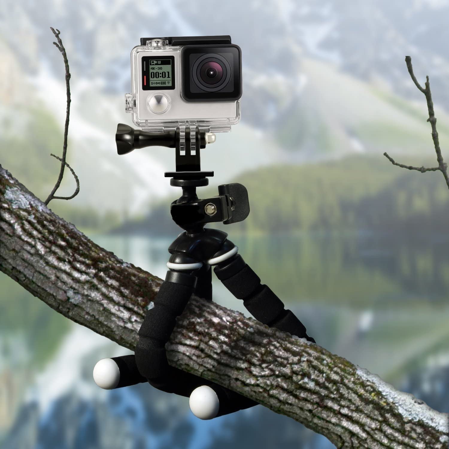 micros2u Gopro Small Flexible Octopus 2-in-1 Travel, Table Top - Image 3