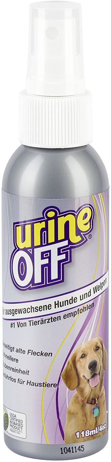 Urine OFF Dog & Puppy Travel Size Spray, 118ml - Made in USA, Cat & Kitten, 118 ml