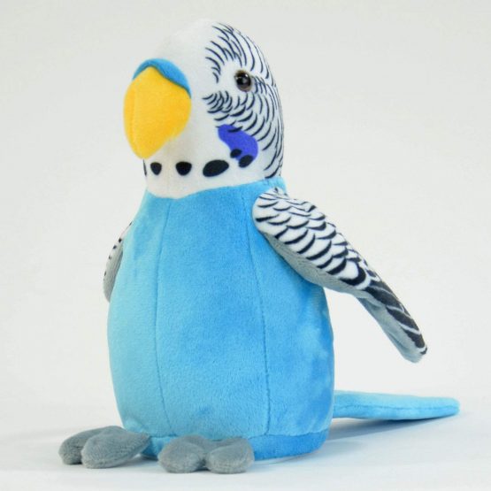 Kögler 75674 Laber Caruso Budgie Approx. 17 x 21 x 11 cm, lab Animal with Recording and Playback Function, Popping and wobbling, Ideal for Boys and Girls as a Gift, Colourful - Image 2