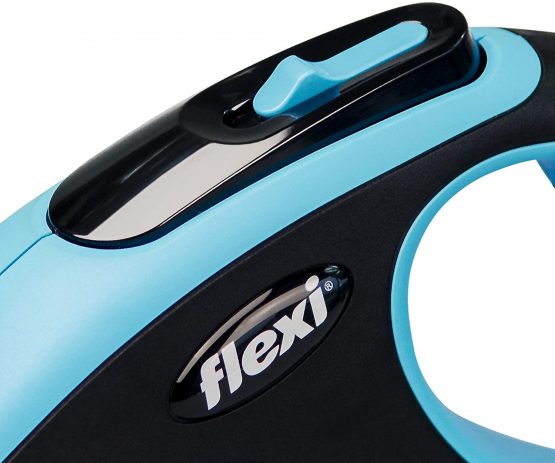 Flexi New Comfort Retractable Tape Lead, Medium, 5 m, Blue - Image 2