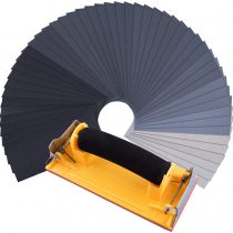 SIQUK 48 Pcs Wet and Dry Sandpaper with Sanding Block Sander 120 to 7000 Grits Sanding Paper Assorted 9 x 3.6 Inches Abrasive Paper for Automotive Sanding Wood Furniture Finishing