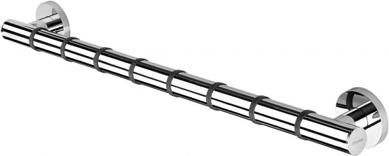 Croydex AP530741 Grab N Grip 680 mm Safety Support Rail Straight Heavy Duty Grab Bar for Bathroom