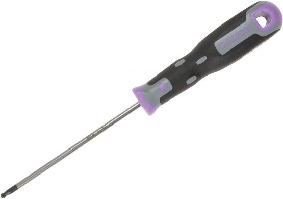 Bahco BH029.025.100 Tekno+ Hex Ball Screwdriver, 2.5 mm x 100 mm, 2.5 x 100 mm