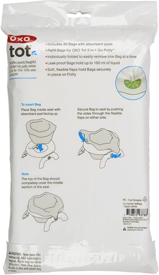 OXO Tot 2-in-1 Go Potty - Replacement bag 30 - Image 3