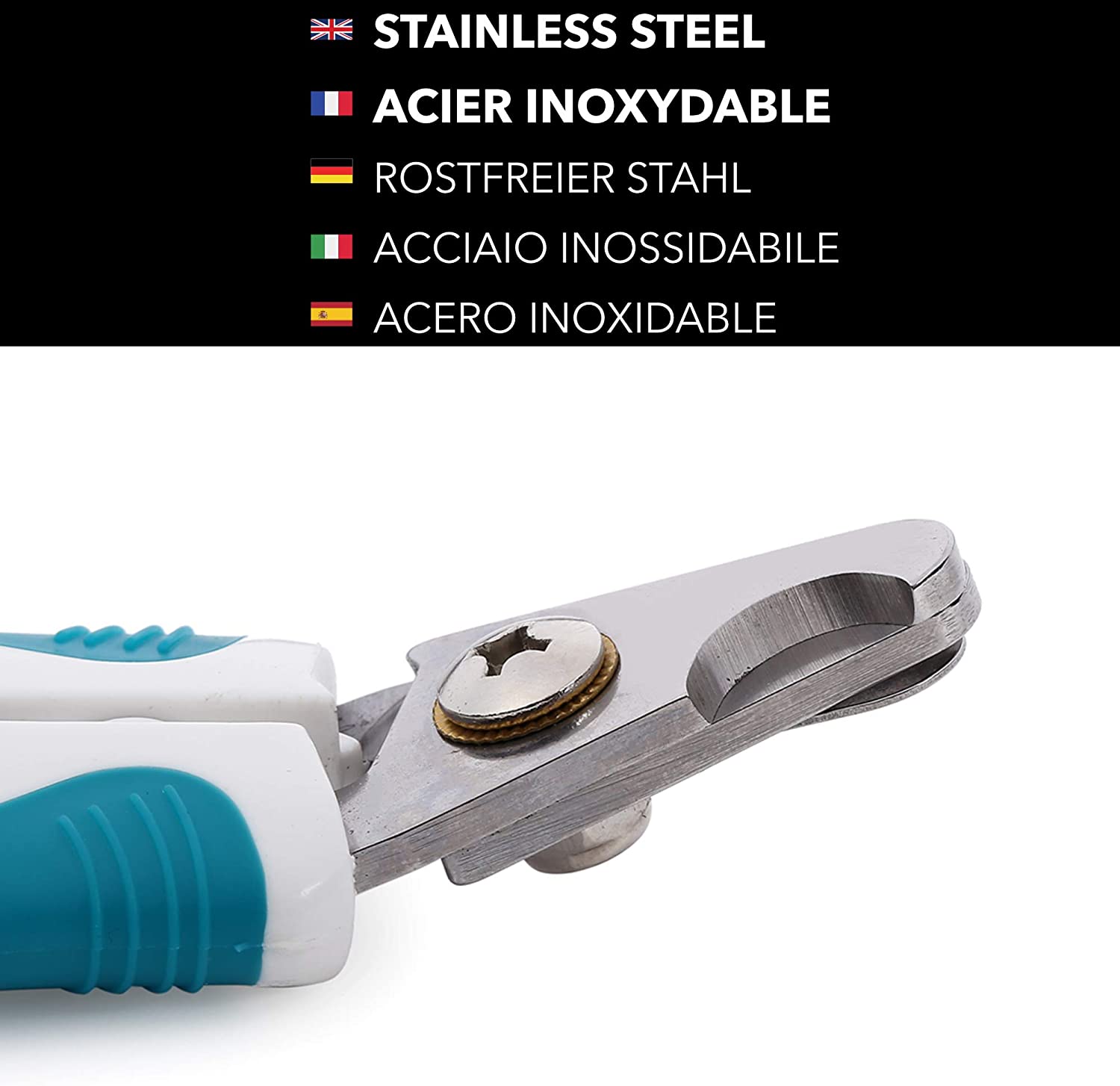 Takit Dog Nail Clippers Safety Limit Nail Clippers - Nail File Included, 1 Unidad (Paquete de 1) - Image 2