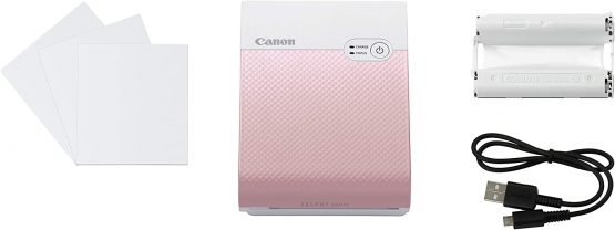 Canon SELPHY SQUARE QX10 Portable Colour Photo Wireless Printer (Pink) - A compact WiFi printer that prints quality square photos and connects directly to your smartphone - Image 4