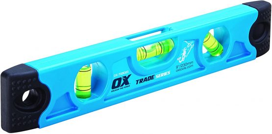 OX Tools OX-T026323 Trade Torpedo Level 230mm, Blue, 250mm