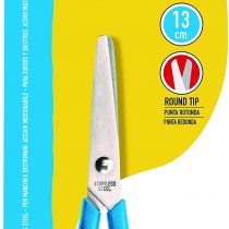 Carioca 42634 – Small Rounded School Scissors, Blue