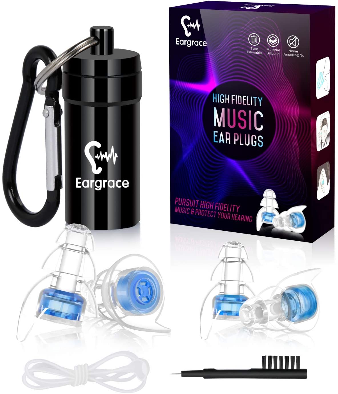 High Fidelity Concert Ear Plugs