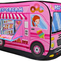 deAO Ice Cream Truck Foldable Play Tent –Children Play House Indoor Outdoor Play Toy Great Gift for Girls Boys 3 4 5 Years Old