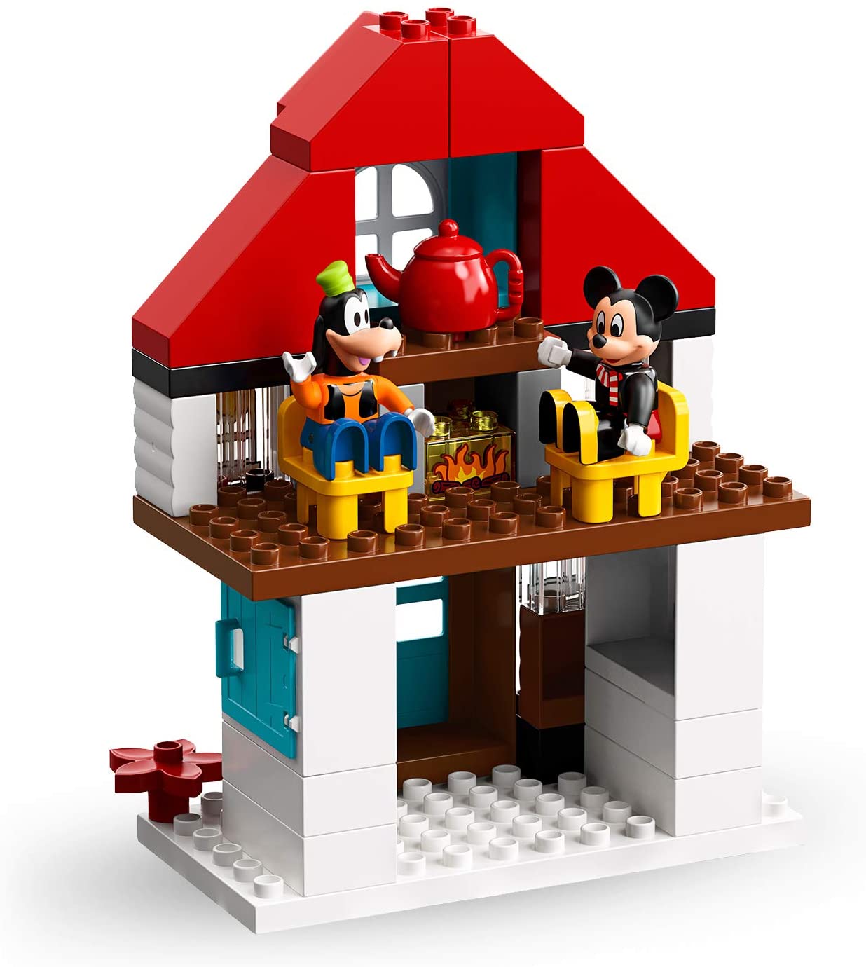 LEGO 10889 DUPLO Disney Mickeyâs Vacation House Toy, Building Set for Toddlers 2 Years Old with 