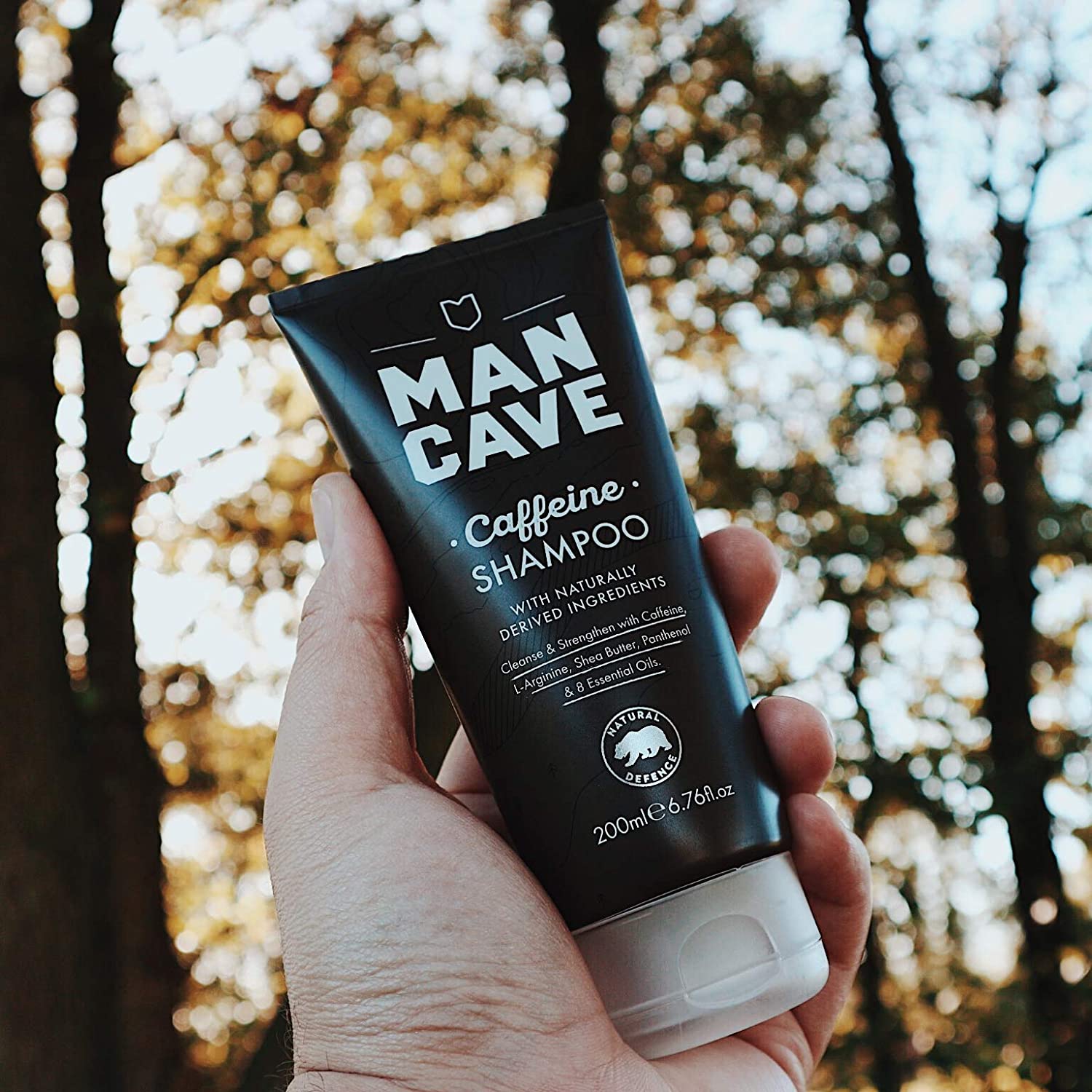 ManCave Caffeine Shampoo for Men 200 ml, Shampoo, Natural, Vegan, Eco-Conscious, Cruelty-Free - Image 4