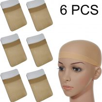 6 Count Wig Caps for Women and Men (nude)