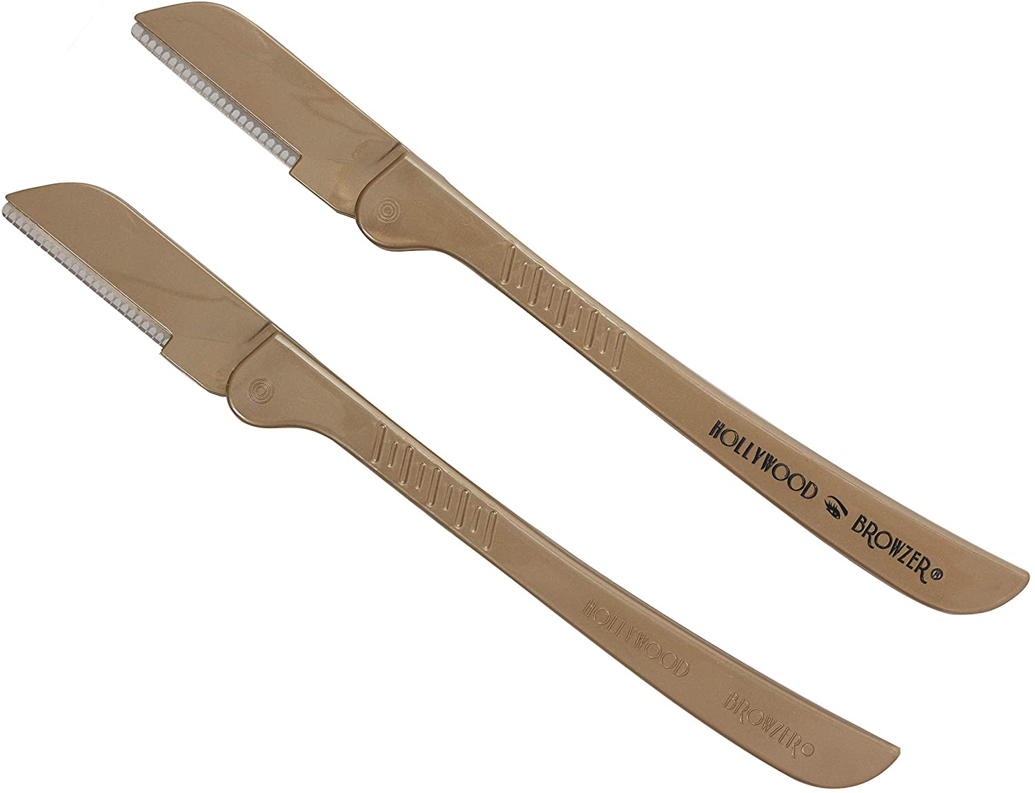 Hollywood Browzer Dermaplaning Blades for Face, Eyebrow Shaping, Removing Unwanted Hair and Peach Fuzz