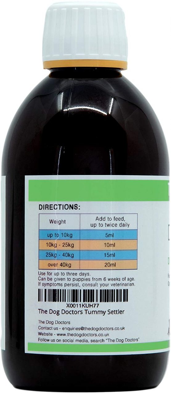 The Dog Doctors Tummy Settler For Fast Acting Relief From Loose Stools, Digestive Issues & Diarrhoea - 50 Servings - Suitable For All Breeds & Sizes - Syringe Included to Easily Administer! (250ml) - Image 3
