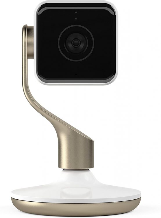Hive UK7001720 View Indoor Security Camera - White & Champagne Gold, 14.5 cm*8.8 cm*8.8 cm