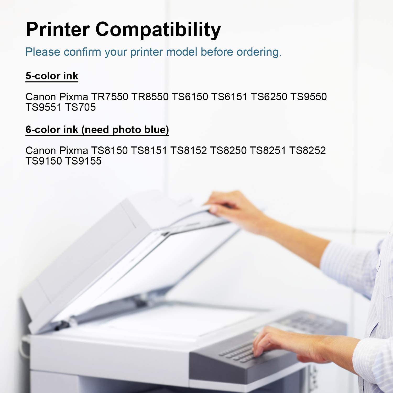 GPC Image 580 581XXL Ink Cartridges Compatible for Canon 580 & 581 Ink Cartridges for Canon PIXMA TS6350 TS6150 TS6250 TS705A TR8550 TS6151 TS6351 TS9550 TS9551 TR7550 TR7650 (PGBK/BK/C/M/Y - Image 4