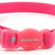 Ancol Hi-Vis Safety Kitten Collar, Neon Pink