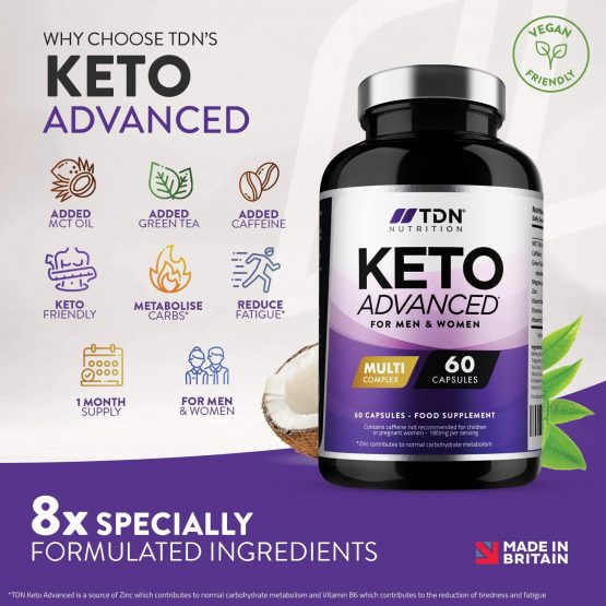 Keto Diet Pills for Men & Women – 1 Month Supply – MCT Oil ...