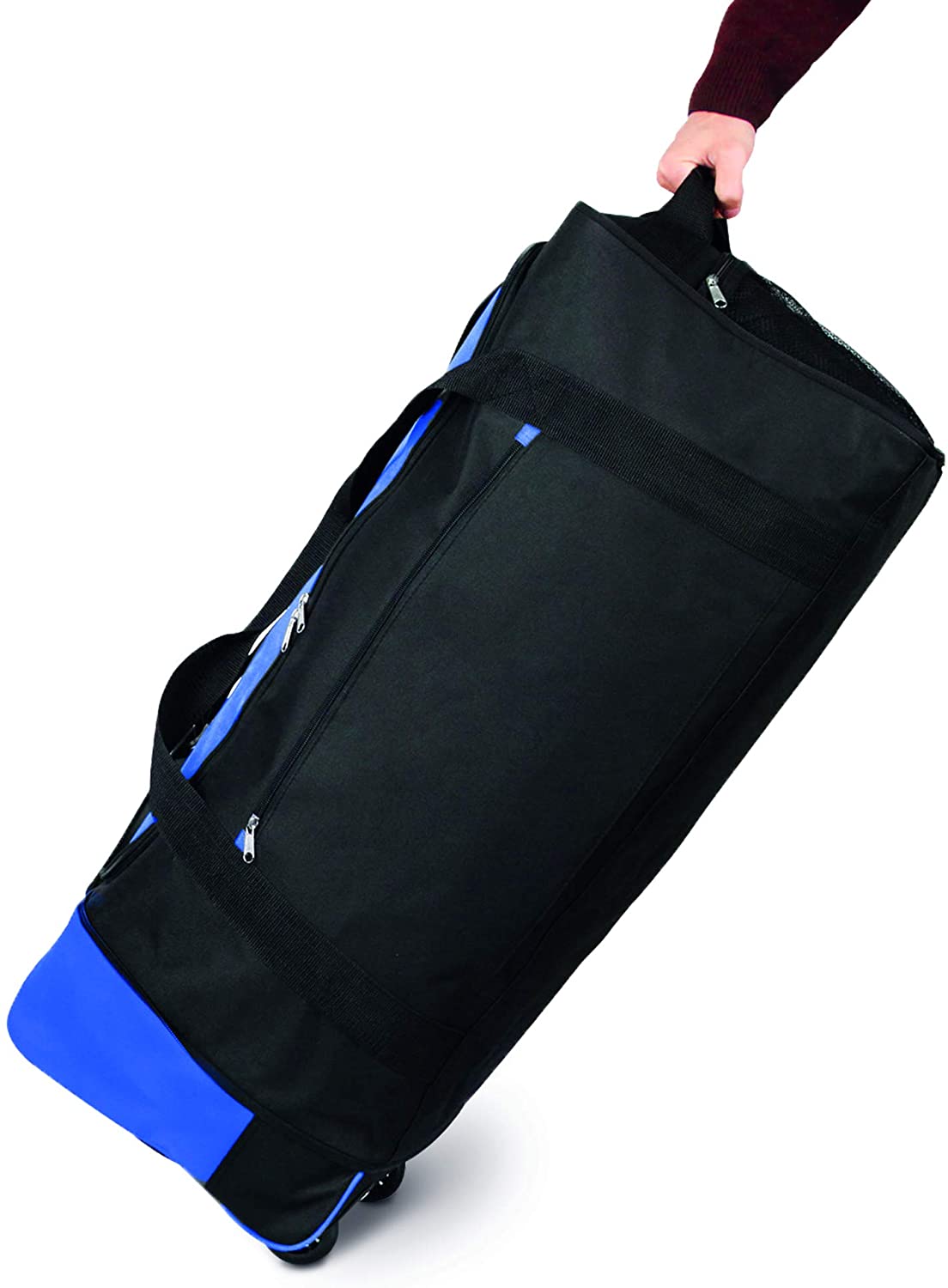 iN Suitcase Large, 32” Foldable Wheeled Holdall, 80L Capacity, Large Suitcase and Travel Bag with Wheels - Image 2