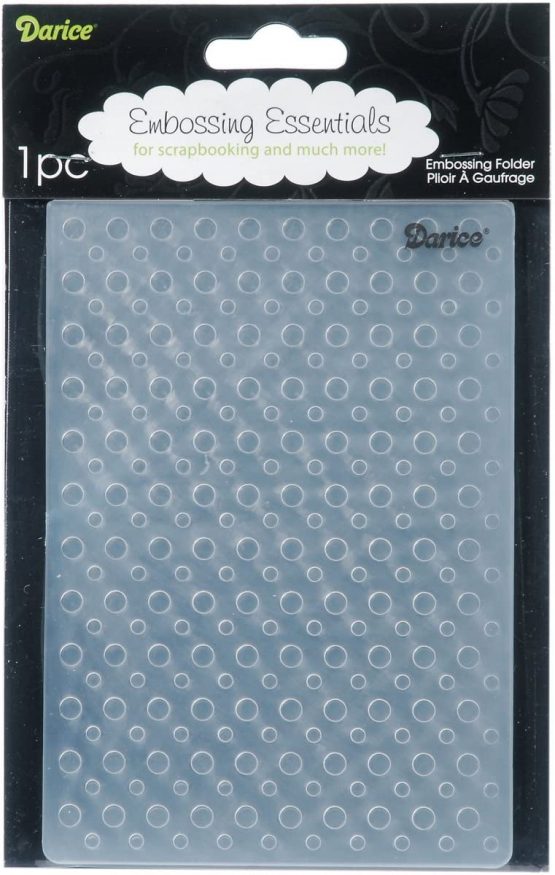 Darice DAR_1215-59 Embossing Folder, Multiple Materials, Transparent