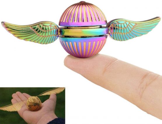 Rainow Ball Fidget Hand Spinner for Kids & Adults - Cool Magic Wizardly World Orb Ball Finger Toys Fidgets - Best Gift for Sensory Anxiety ADHD Stress Relief, Quiet Desk Toys for School Home Office