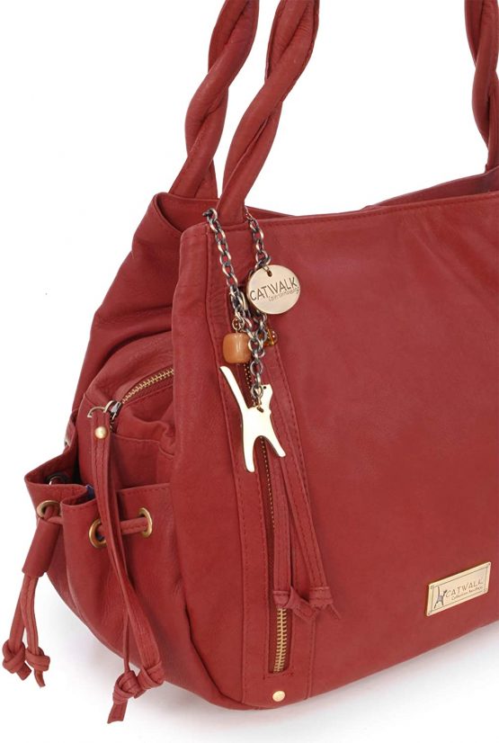 Catwalk Collection Handbags - Women's Leather Tote/Shoulder Bag - CAZ - Image 3