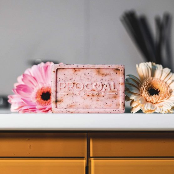 French Rose Exfoliating Natural Soap 100g by Procoal - Vegan Soap Bar For Soft, Refreshed And Decongested Skin, Glycerin Soap, Hand, Body, Shower & Cruelty-free - Image 2