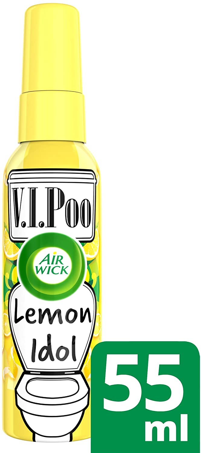 Air Wick VIPoo 55 ml Lemon Idol Spray, Yellow, 55 ml (Pack of 1) - Image 2