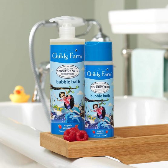 Childs Farm - Children's Bubble Bath, Gently Cleanses, Sensitive Skin, Organic Raspberry, 250ml - Image 2