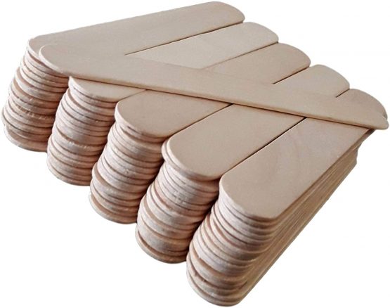 50 Wooden Lollipop Sticks Jumbo Natural Craft 150mm X 19mm - Lolly Plant Labels - Wood Craft - Garden - Structures Smooth Premium Quality Wide Large Stick - Image 3