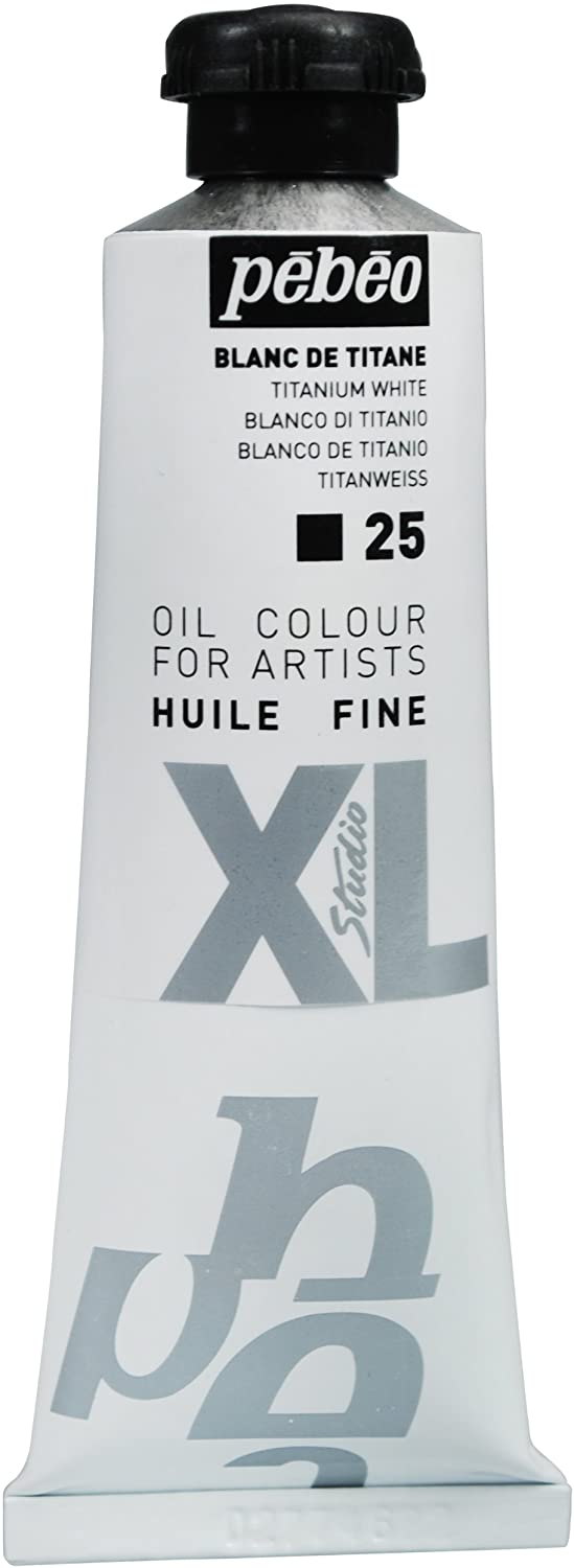 PEBEO 937025 37 ml XL Studio Fine Oil, Titanium White, 37 ml (Pack of 1)