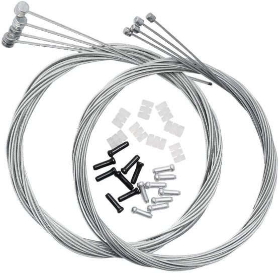 Dymoece Bicycle Derailleur Shifter Cables Brake Cables Set for Shimano Sram Road Mountain MTB Bike
