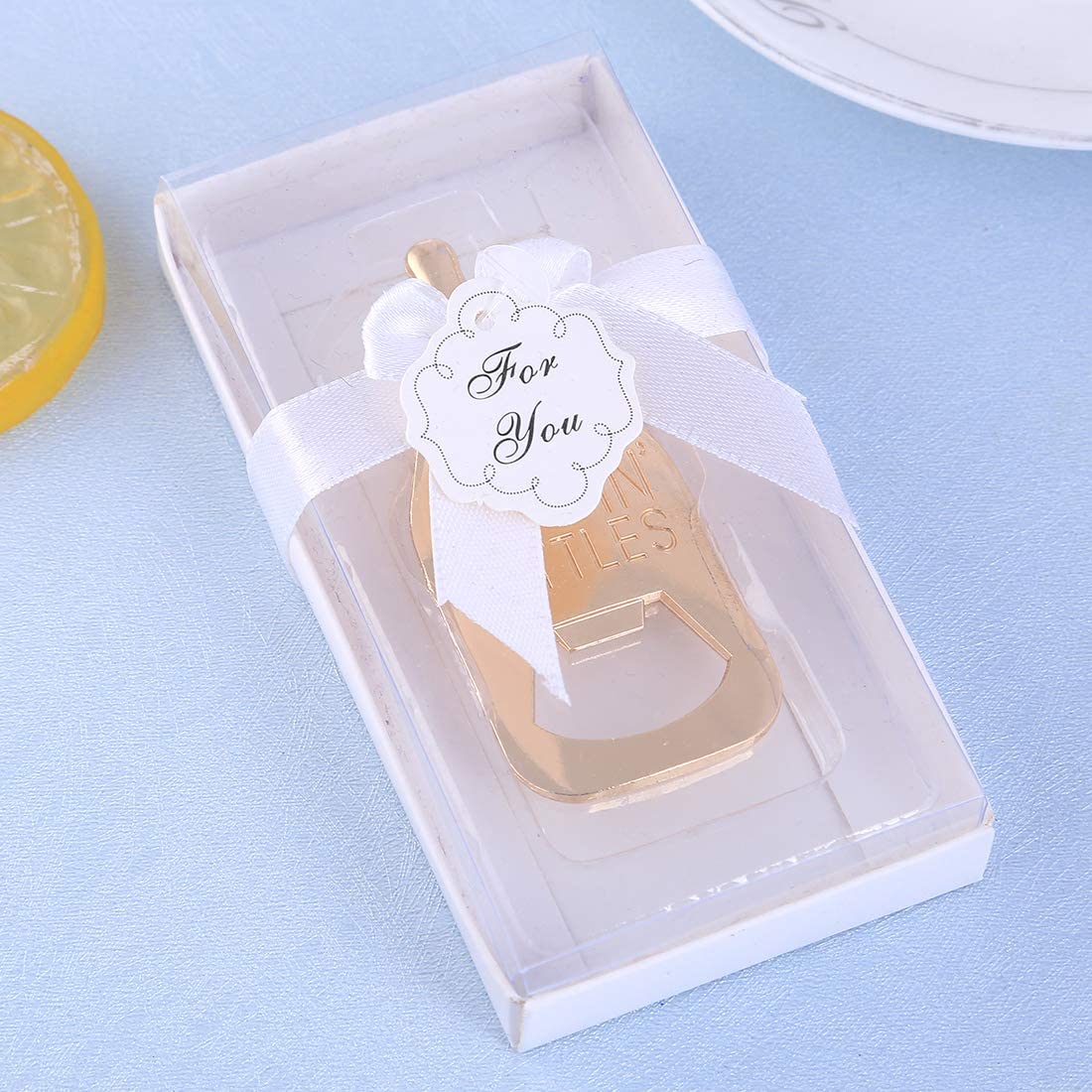 Yuokwer 12pcs Bottle Opener Baby Shower Favor for Guest Gold Feeding Bottle Opener Wedding Favors Baby Shower Giveaways Gift to Guest - Image 4