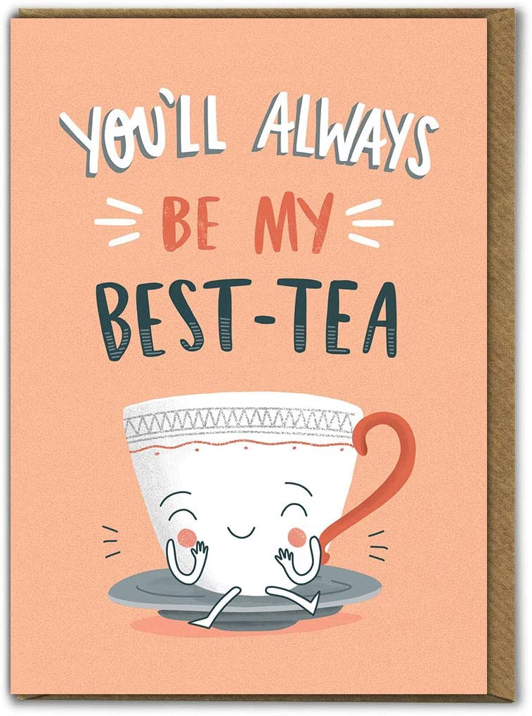Brainbox Candy, Funny Birthday Cards Silly Humorous Happy Birthday, 'Bes-tea'