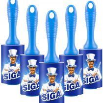 MR Extra Sticky Lint Roller Pet Hair Remover with Easy Tear Sheets, 450 Sheets in Total, 5-Pack, Blue